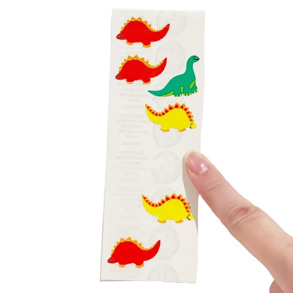 Vintage Sandylion Sticker Sheets Sparkly Holographic Fish Frog Dolphin Bird Dino - Picture 12 of 13